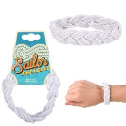 432 Bulk 7.75" Sailor BraceleT-White