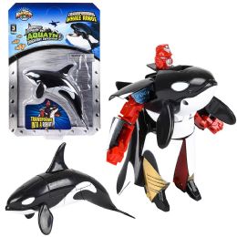 48 Bulk Orca Robot Action Figure