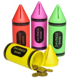 288 Bulk 6" Crayon Bank