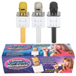 12 Bulk Wireless Karaoke Mic 11.5"
