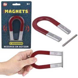 72 Bulk Metal Horseshoe Magnet 4"