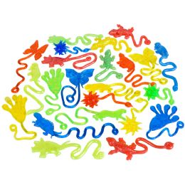 1000 Bulk Sticky Toy Assortment 2-3" (100pcs/unit)