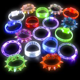 144 Bulk 8" LighT-Up Bracelet Asst 24pcs/unit