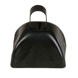 144 Bulk 3" Black Metal Cowbell