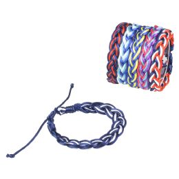 432 Bulk Braided Sailor Bracelet 7"
