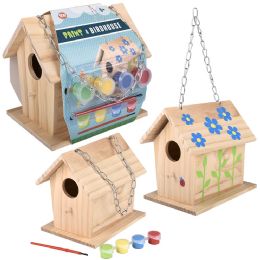 12 Bulk Paint A Bird House 6"