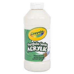12 Bulk Crayola Acrylic Paint Bottle 16oz Pearlescent Medium