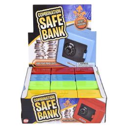 144 Bulk 3.5" Plastic Combination Safe Bank