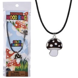 288 Bulk 18" Mushroom Mood Necklace