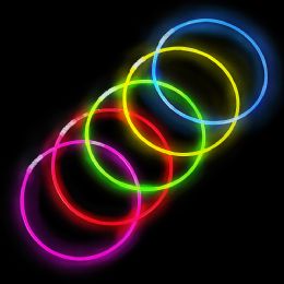 600 Bulk 22" Assorted Color Glow Necklaces