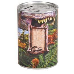 72 Bulk Tin Can Bank Dino