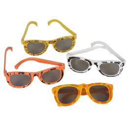 360 Bulk Safari Print Kiddie Toy Glasses