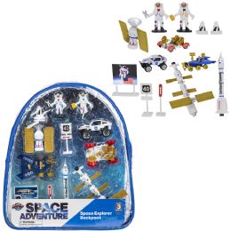12 Bulk 10 Pc Space Explorer Backpack Set