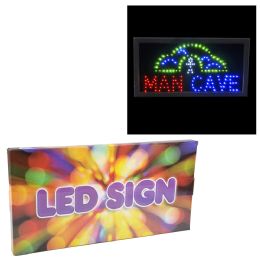 10 Bulk LighT-Up "man Cave" Sign 10"x9"
