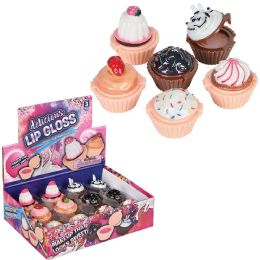 288 Bulk 1.25" Cupcake Lip Gloss