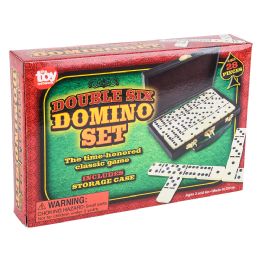 24 Bulk Double Six Domino 28pc Set