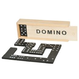 144 Bulk Domino 28pc Set In Wooden Box
