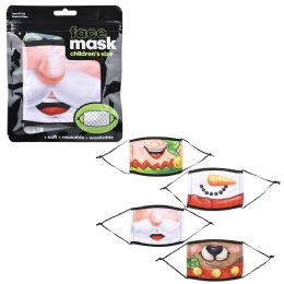 144 Bulk Holiday Face Mask Child Size