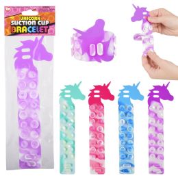 288 Bulk 9.33" Unicorn Suction Cup Bracelet