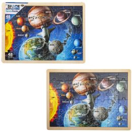 16 Bulk 15.75" X 11.75" 48pc Space Puzzle