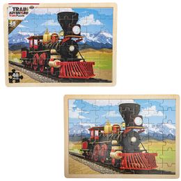 16 Bulk 15.75" X 11.75" 48pc Locomotive Puzzle