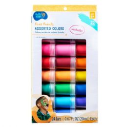 8 Bulk Hello Hobby Washable Face & Body Art Paint 24 Piece Set