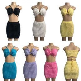36 Bulk Women's 2-Piece Skirt Set