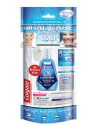 6 Bulk Colgate Travel Dental Hygiene Convenience Kits - 8pc