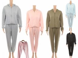 24 Bulk Hooded Sweatsuit Collection