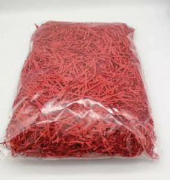 24 Bulk Red Paper Shred Filler Gifts Wrapping 7.4 oz
