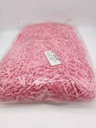 24 Bulk Light Pink Paper Shred Filler Gifts Wrapping 7.4 oz