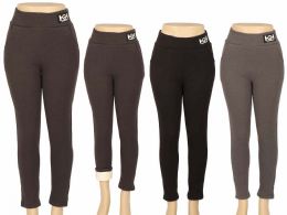 24 Bulk Women's Fleece - Lined Pants