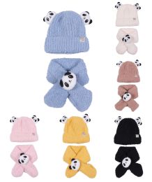 60 Bulk Children's Winter Hat And Scarf Set
