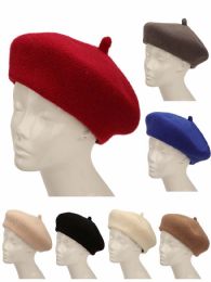 36 Bulk Classic Wool Berets