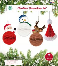 120 Bulk Christmas Decoration Set 4pcs