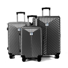 Bulk Leluxe Travel 3-Piece Luggage Set
