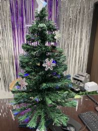 Bulk LighT-Up With Flakes Christmas Tree, 36 Inch