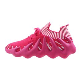 9 Bulk Women's Claw Sneaker Fuchsia&white