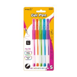 36 Bulk 5 Count Neon Gel Ink Pen