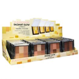 48 Bulk Kleancolor Radiant Glow Luminous Finishing Powder In Display