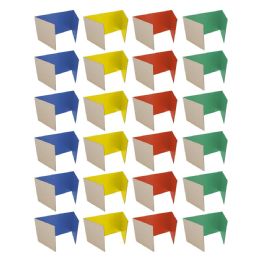 24 Bulk 18" X 48" Assorted Study Carrels