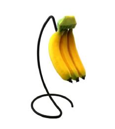 12 Bulk Black Matte Free Standing Chrome Banana Tree Holder Rack