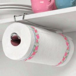 24 Bulk Under Th Shelf Kitchen Bathroom Wall Mountable Ceiling Closets Paper Towel Holder