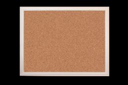 2 Bulk 24" X 36" Cork Board, Wood Framed