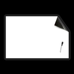 2 Bulk 24" X 36" Repositionable Whiteboard Stickable W/ Dry Erase Marker