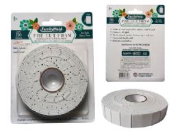 96 Bulk PrE-Cut Foam Tape 0.75"x118" Craft