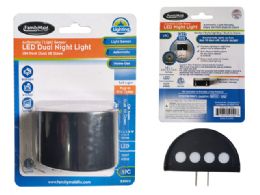 96 Bulk Dual Night Light (5 Top+5 Bottom) Led Sensor 120v