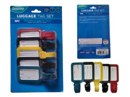 72 Bulk Luggage Tag Set 5-Piece 4.72"x1.97" 118.8g