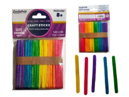 144 Bulk Craft Stick 50-Piece 4.49" L X 0.39" 2mm
