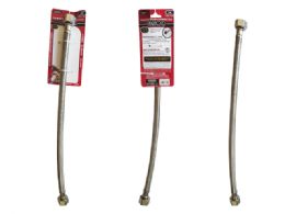 144 Bulk Faucet Connector Hose 1.2" X 16" Long